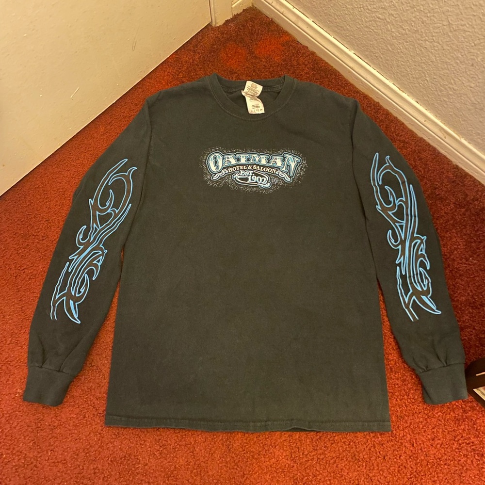 Men's Black Long Sleeve Shirt